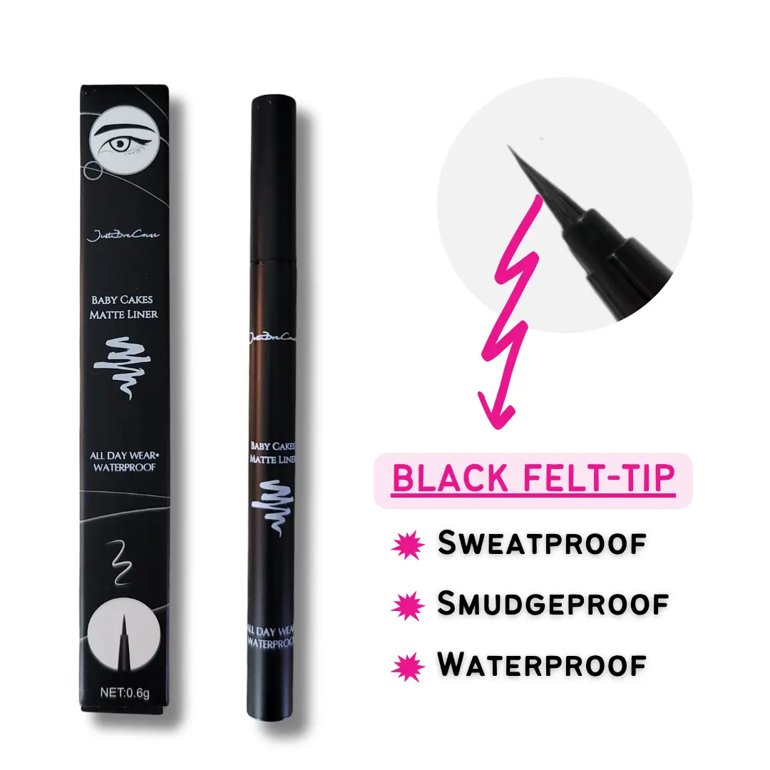 Baby Cakes Matte Felt Tip Long Lasting  Smudge Sweatproof Eyeliner
