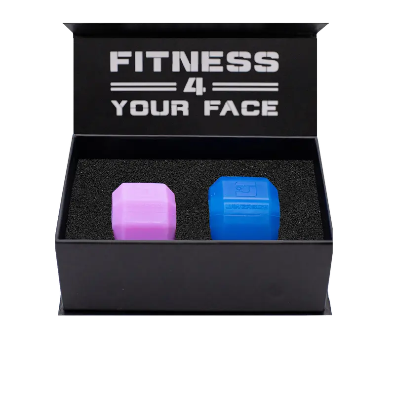 Jawzrsize Jaw Exerciser for Women - Facial Toner, Neck Exerciser, Jawline Trainer (Ladies Kit)