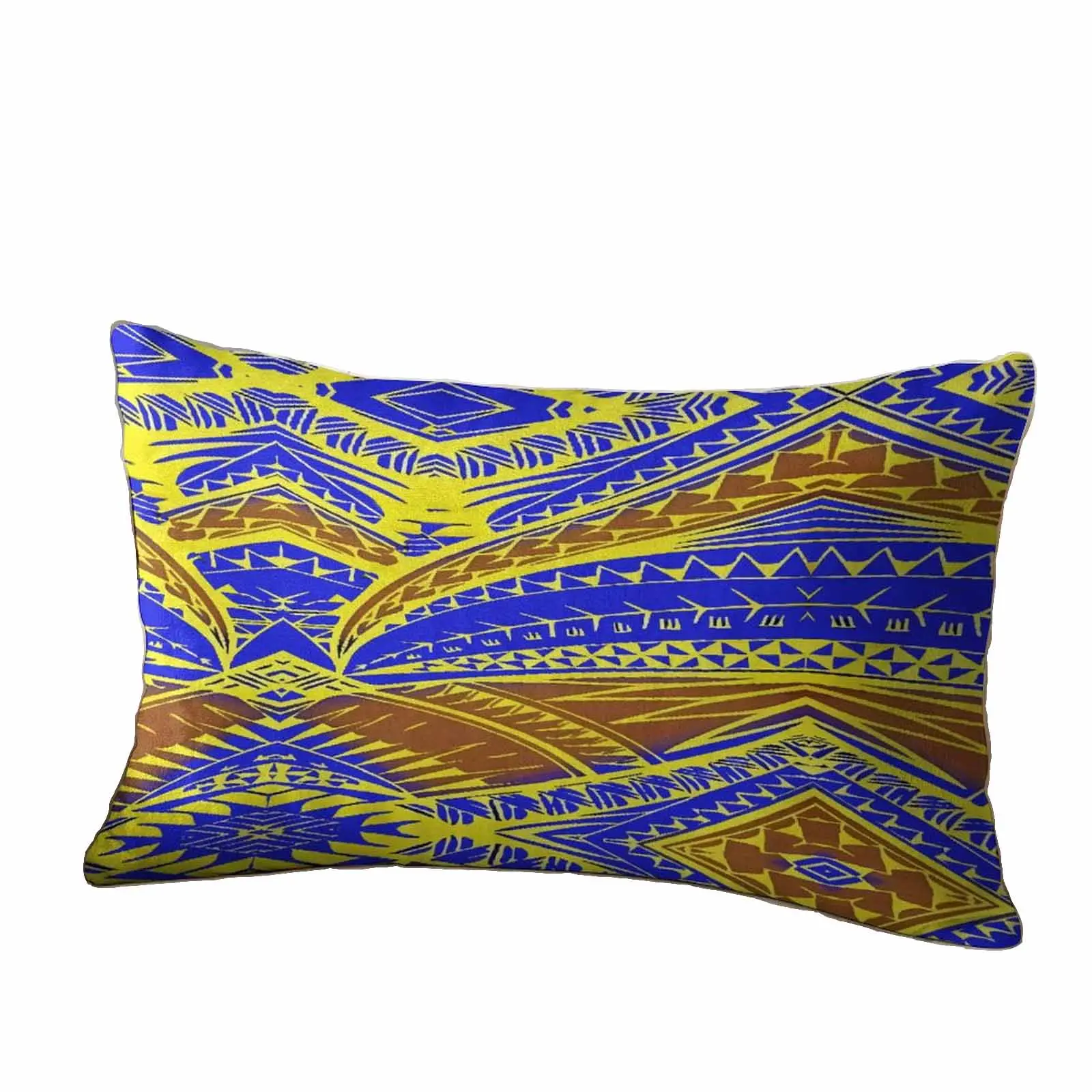 Holiday Party Sofabed Decorative Pillowcase Polynesian Vintage Tribal Design Custom Pattern 2025 New Personalized Text Logo Name Pattern Photo Pillowcase Floral Print Pillowcase Custom Pillowcase Pattern  Soft Comfort Durable Pillowcase