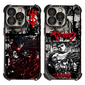 Comic Berserk Guts Anime Artistic Phone Cases For iPhone 17 16 15 14 13 12 11 Promax Pro Air Plus Shockproof Cover Casing Protection Best Gifts For Valentine Christmas Birthday Halloween