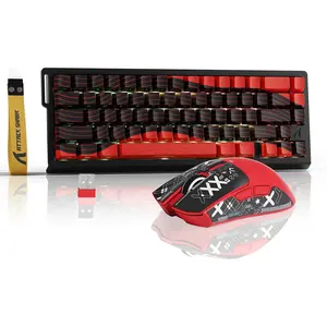 Wireless Gaming Keyboard & Mouse Set (2pcs/set), Keyboard & Mouse with Magnetic Charging, Tri-mode Mouse for PC MAC