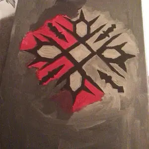 Vampire Knight Zero's Tattoo - Red and Black Design for Fans
