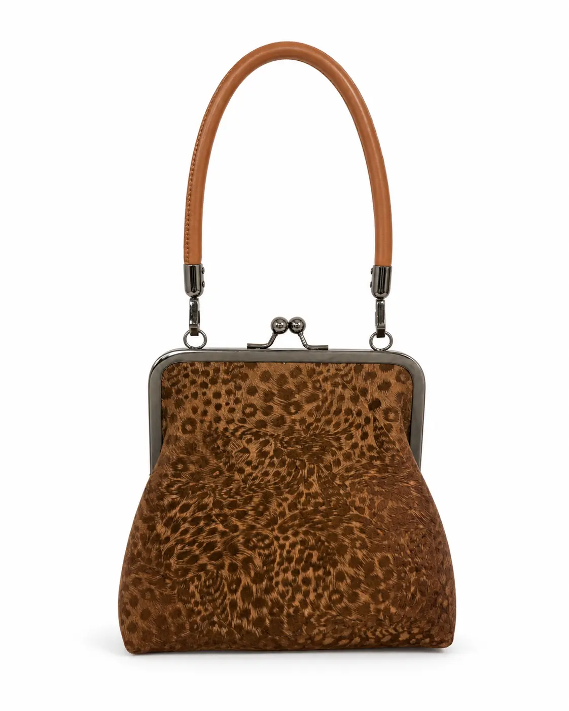 Mini handbag, Women's crossbody bag ,  leopard-print bag, elegant everyday commuter bag