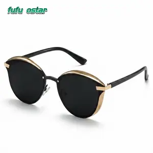Women's Polarized Sunglasses, Thin-Temple Anti-Glare Full Rim Oval Plastic Sunshades for Driving Indoor leisure equipment