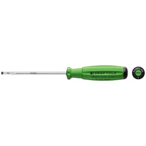 PB Swiss Tools PB 8100.2-100 YG SwissGrip Screwdrivers Slotted, 4 mm
