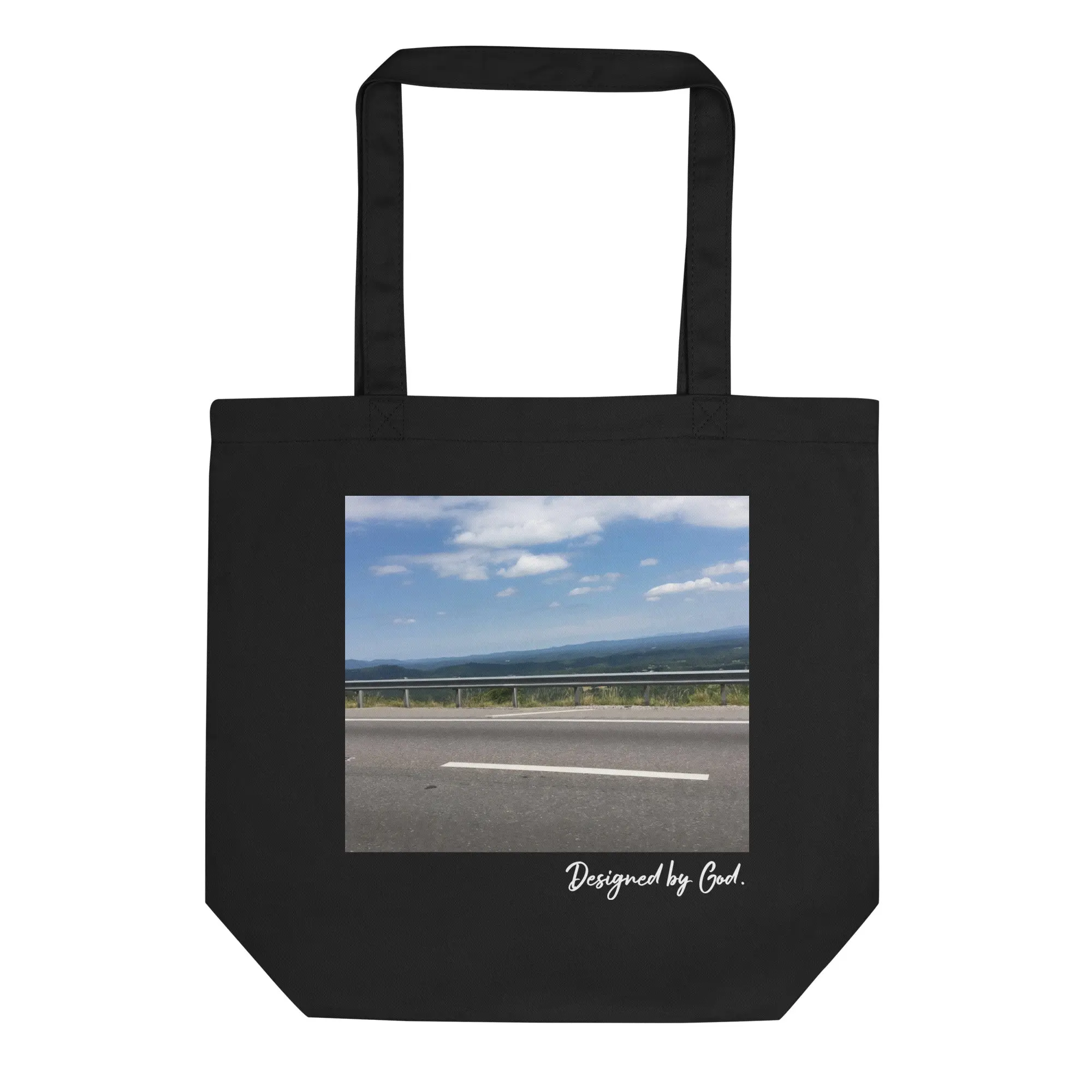 Eco-Friendly Tote Bag - 100% Certified Organic Cotton 3/1 Twill with Durable Straps for Groceries, Books, Diapers, etc.: 16x14 ½x5 in. | Ethereal Express