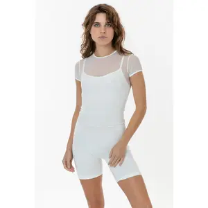 RNS305 - Micro Mesh Slinky Baby Tee