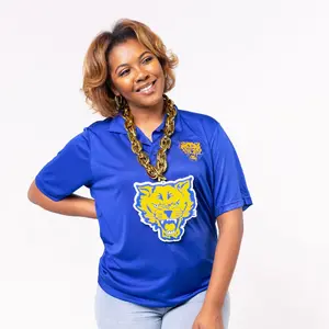 Fort Valley State University HBCU Big Chain Necklace with 3D Foam Pendant