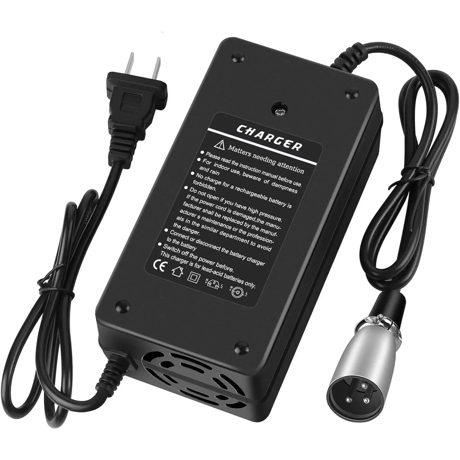 24V 5A Lead-Acid  Charger for Lakematic,Pride Mobility, ,Drive ,Golden Technologies,Shoprider, Jazzy Power Chair, Rascal 200T/500T/301 PC 24BC5000TF-1 EA1065 180 X-CEL