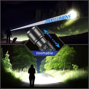 SP85S Tactical Flashlight – Rechargeable Emergency Light for Outdoor Use and Everyday Carry