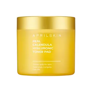 [APRILSKIN Official] Calendula PHA Hyaluronic Toner Pads (60pcs) | Deep Cleansing with BHAs For All Skin Type |Korean Skincare | Glass Glow