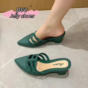 Versatile Fashion Women's Outdoor Wedge Shoes/Non-Slip Slip-On Loafers/Elegant Rivet-Inspired Chunky Heel/Pointed Toe High Heels/Women Shoes