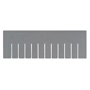 212 MAIN Quantum Storage DS93060 Short Container Divider for DG93060, 6-Pack Organizer with Divisible Grid