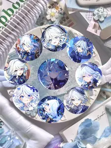 Anime Girl Theme Badge Set, Cute Collectible Accessories, Perfect for Clothing Decoration, Ideal Gift for All Holidays