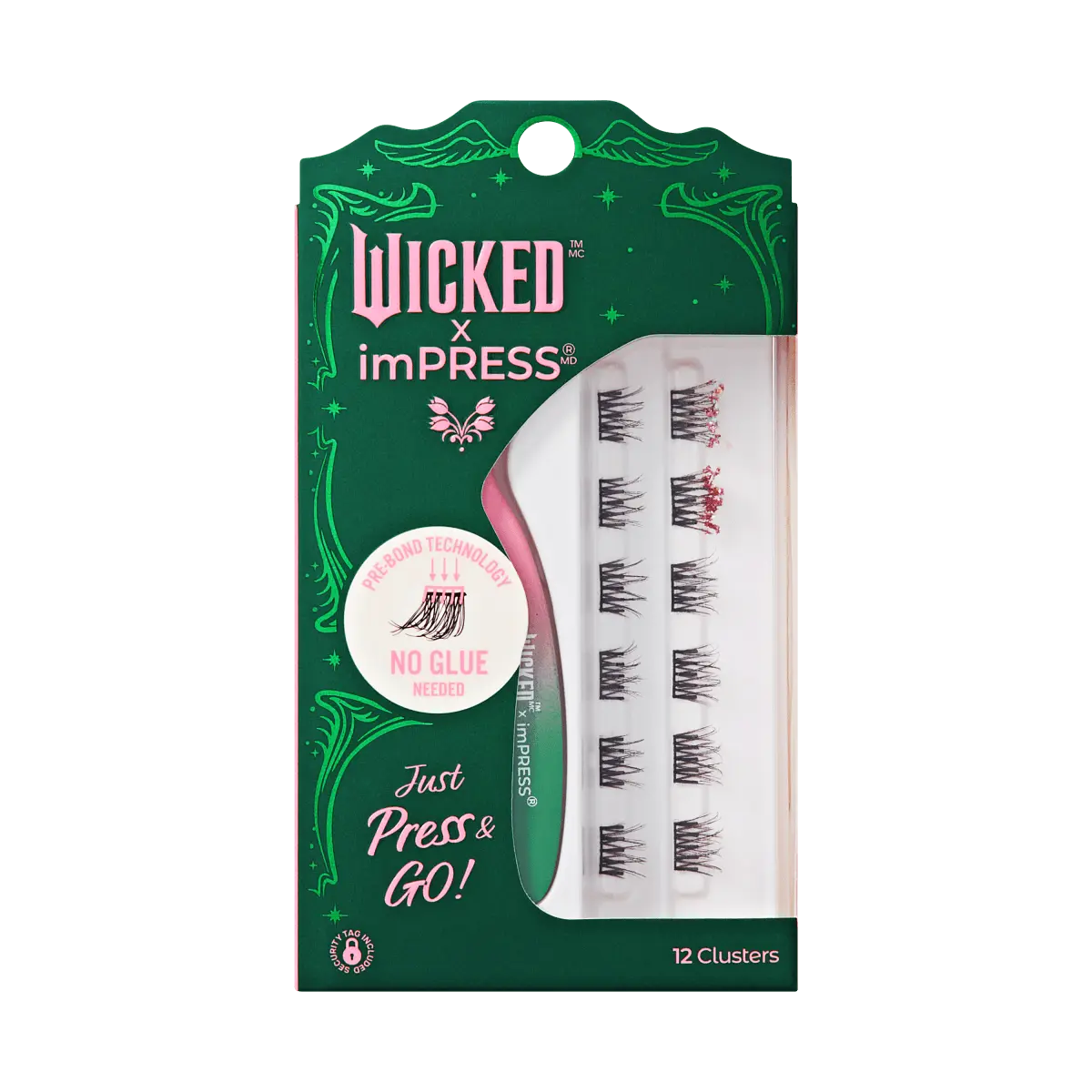 WICKED X imPRESS Falsies Self Adhesive Lash Clusters | Bewitching