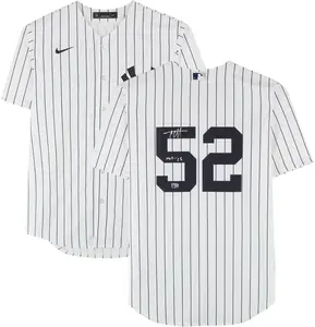 CC Sabathia New York Yankees Autographed Nike White Replica Jersey with "HOF 25" Inscription - Fanatics Authentic Certified