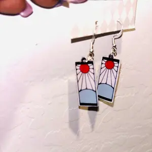 Kimetsu No Yaiba Tanjiro Hanafuda Earrings