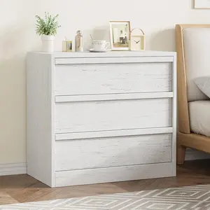 Modern Wood Dining Room Sideboard Buffet Table With 3 4 5 Drawers Large Kitchen Storage Cabinet Coffee Bar Station Media Console TV Stand For Living Room Entryway Bedroom Clothes Organizer Credenza Cupboard Unit Anti Tipping