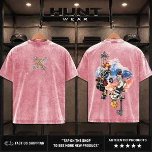 KINGDOM HEARTS SORA v3 Tshirt Unisex graphic tee 90s Fabric Fit Clothes Top Cotton, Menswear Top Black Casual Crewneck Shortsleeve Clothes Soft
