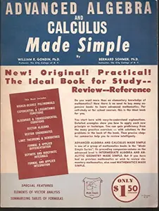 USED Book - Advanced Algebra and Calculus Made Simple by Gondin, William R., Ph.D. (Paperback) - english