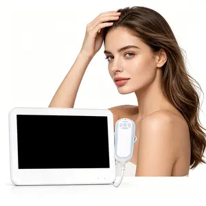 Hair analyzer-skin scanner, scalp detection instrument, barber shop hair skin and face tester, portable, high-definition amplification with screen all-in-one inch hair follicle tester