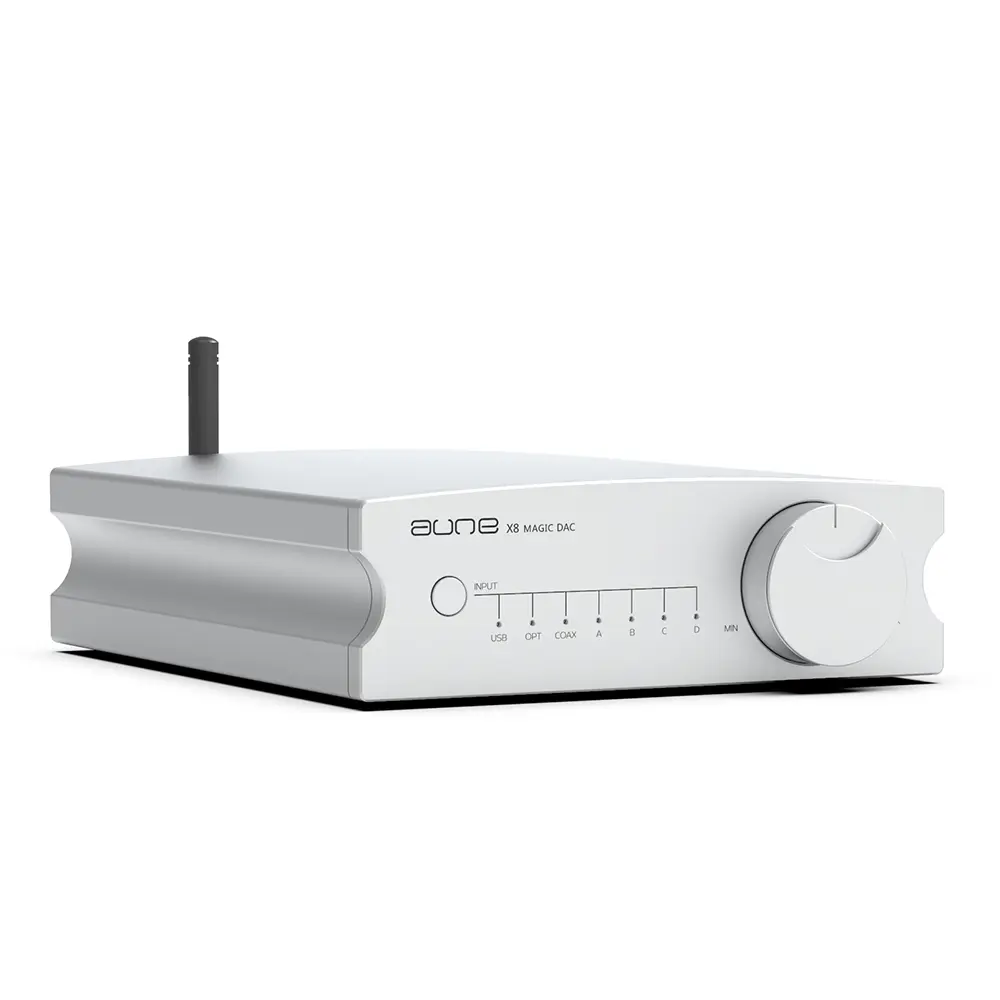 aune X8 18th Anniversary Edition-BT DAC/Hi-Res 768k/32bit DSD512/Op-Amp Replaceable, FPGA, USB/Coax/Opt, Bluetooth5.1 aptX-HD LDAC/RCA Preamp&Line Out/TRS Out, for PC/Phone OTG/Player (Black)