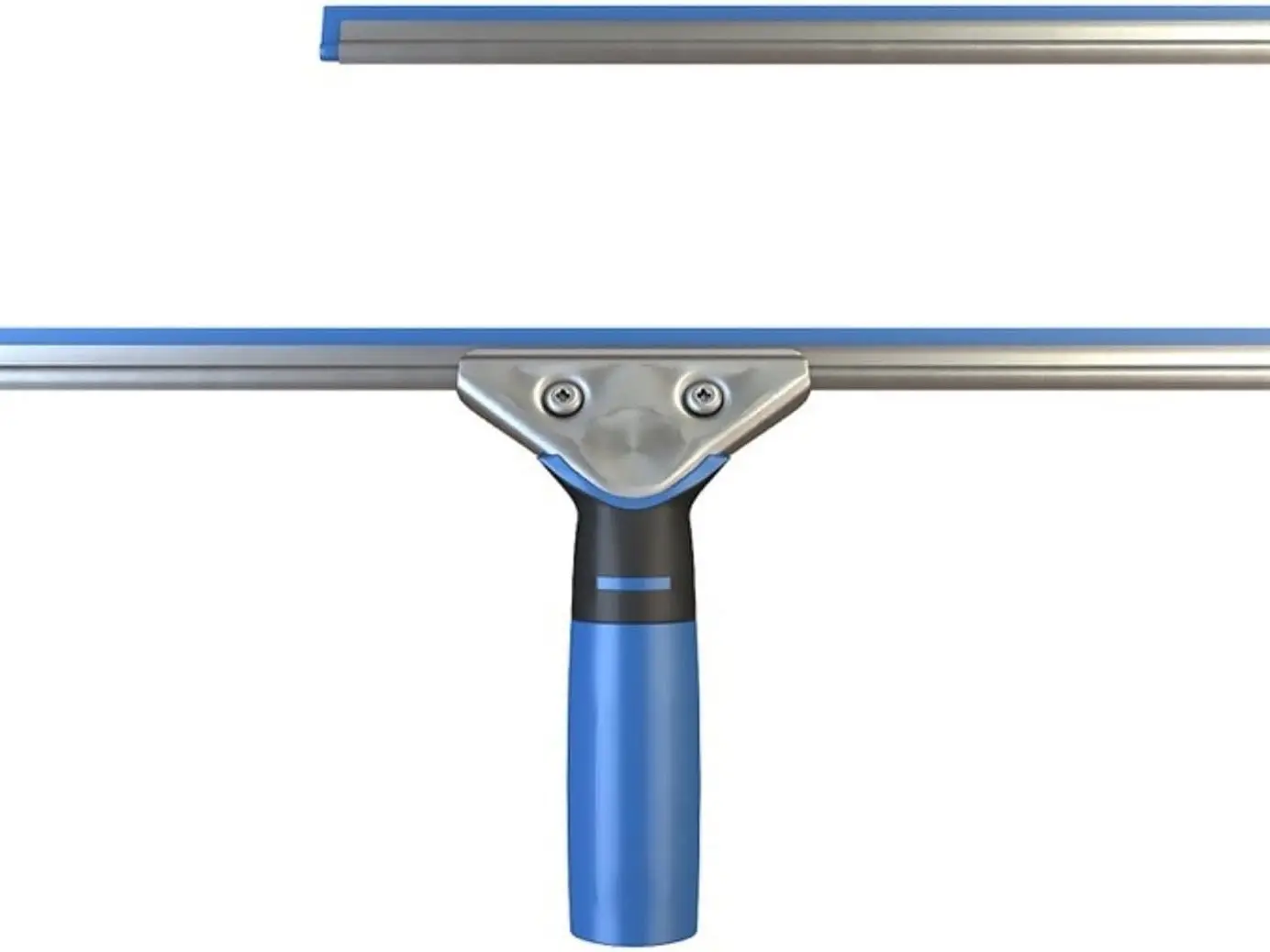 Professional Window Squeegee - 10 & 14 Inch Blades | Premium Silicone Blades | Streak-Free Results | Ergonomic Handle | Professional Grade
