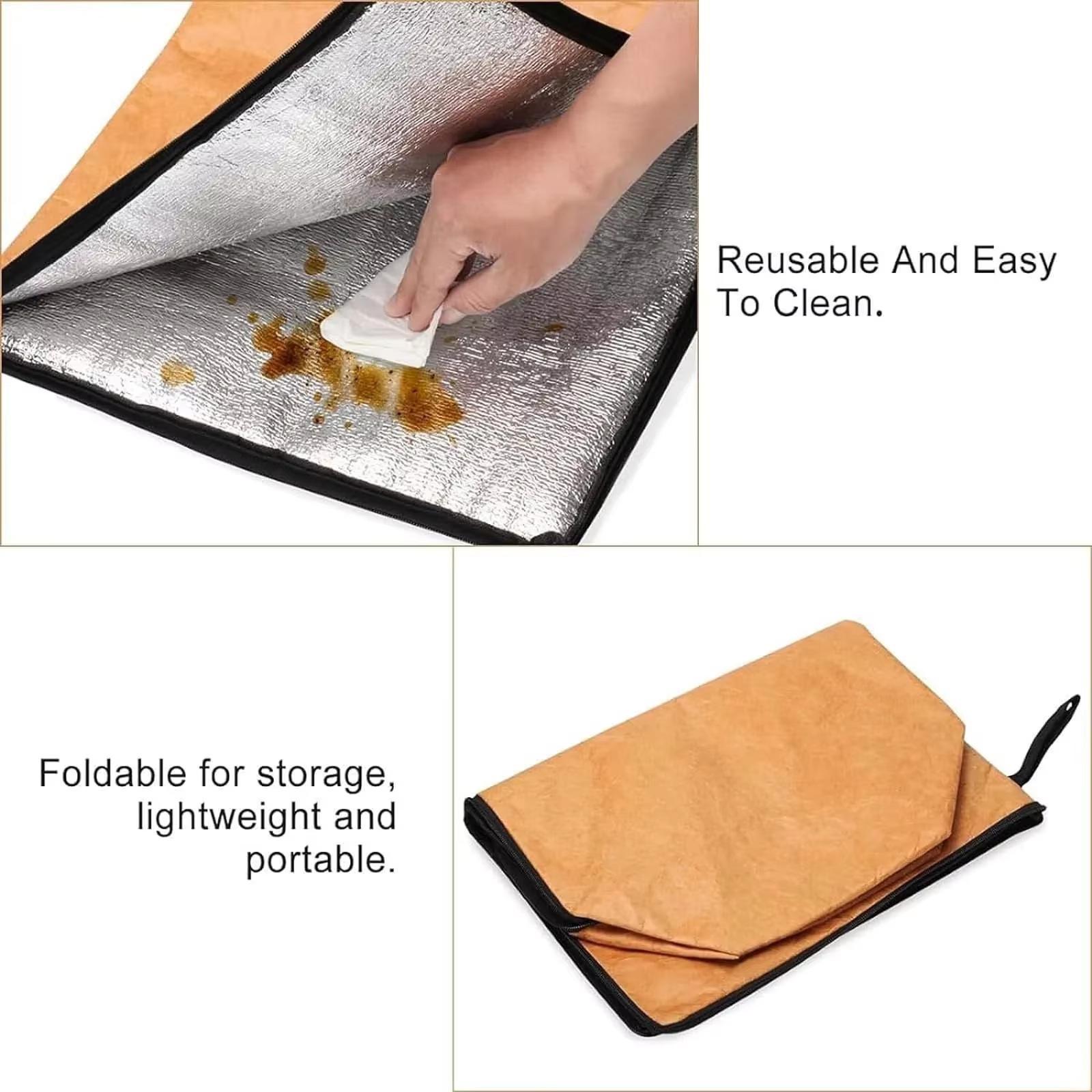 BBQ Meat Resting Blanket – Heat Insulated Foil Bag for Juicy Meat, Keeps BBQ Warm & Tender