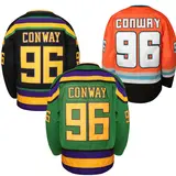Mighty Ducks Movie Ice Hockey Jersey - #96 Conway & #99 Banks Designs, Embroidered Letters/Numbers, Mens Jersey Style Shirts, Quick Dry Dancing Sport Clothing, Christmas Eve Gift Idea for Sports Outdoors Enthusiasts