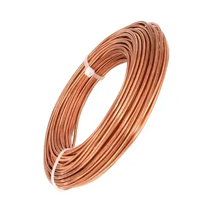 12 Gauge 33 FT 99.9% Pure Soft Heavy Duty Copper Wire for Electroculture Gardening, Jewelry Making, Beading, Science Projects, DIY Artwork, 1 Roll