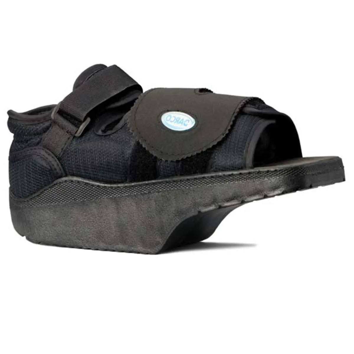 Advanced Orthopaedics Orthowedge Post-Op Orthopedic Shoe, Unisex Square Toe Design with Ankle Strap for Secure Left/Right Fit, Eliminates Heel Friction - Medium