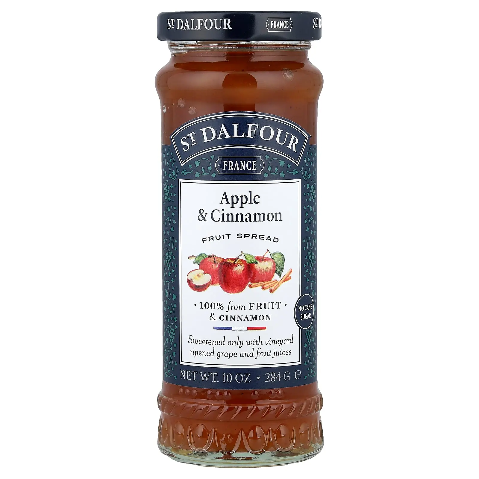 St. Dalfour Fruit Spread, Apple & Cinnamon, 10 oz (284 g)