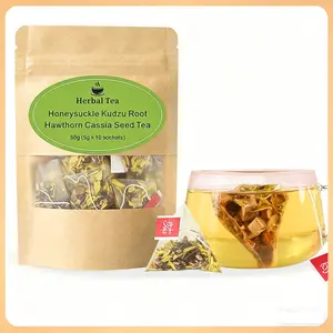 Caffeine Free Herbal Tea - Natural Hawthorn & Cassia Seed Blend for Women - Antioxidant Rich Herbal Infusion - 10 Tea Bags Upgrade Version 2026 Beverage