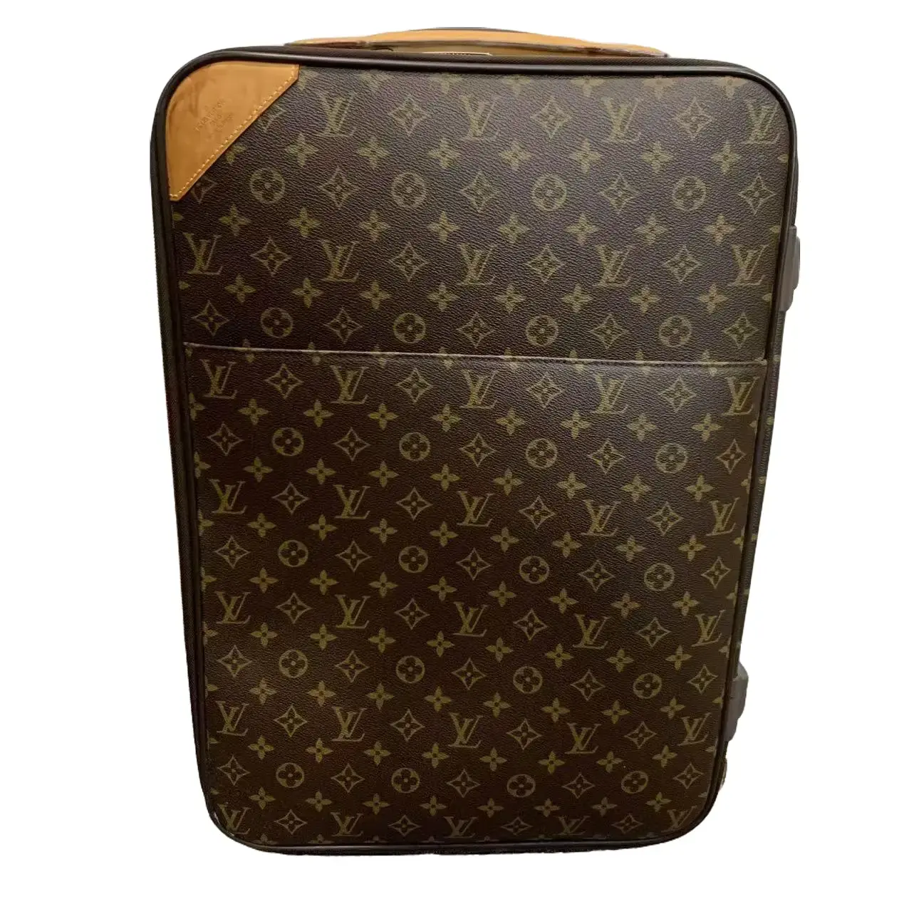 Pre-owned Louis Vuitton Horizon 55 Business Monogram Canvas Rolling Cabin Suitcase TKB00000068