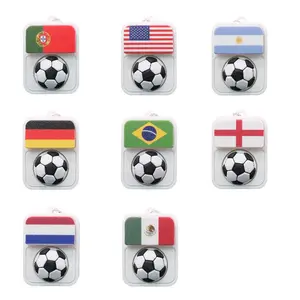 Clicker Fidget Toy, Flag Football Clicker Keychain, Quiet Click Anxiety Relief Toy, Stress Relief Portable Pocket Fidget Gadget, Ideal Football Themed Gift for Kids Adults Sports Fans