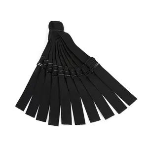 Adjustable Elastic Bands Straps For Wigs (Black/10pcs)