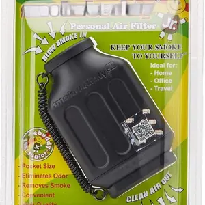 Smoke Buddy Personal Air Purifier Cleaner Filter Removes Odor Lightweight Design Easy to carry