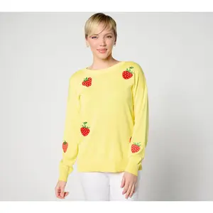 Belle by Kim Gravel Fruit Salad Summer Sweater
