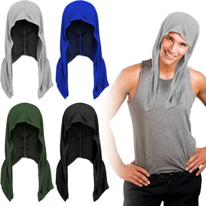 Bencailor 4 Pack Cooling Hoodie Towels Cooling Towels for Neck and Face Head Wrap UPF 50 UV Protection for Sport Workout