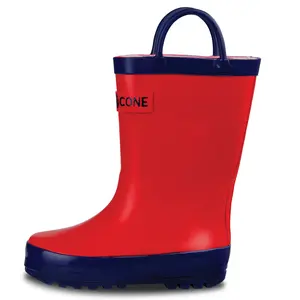 Firetruck Red Kids Rain Boot - Stylish Footwear for Activities and Adventures