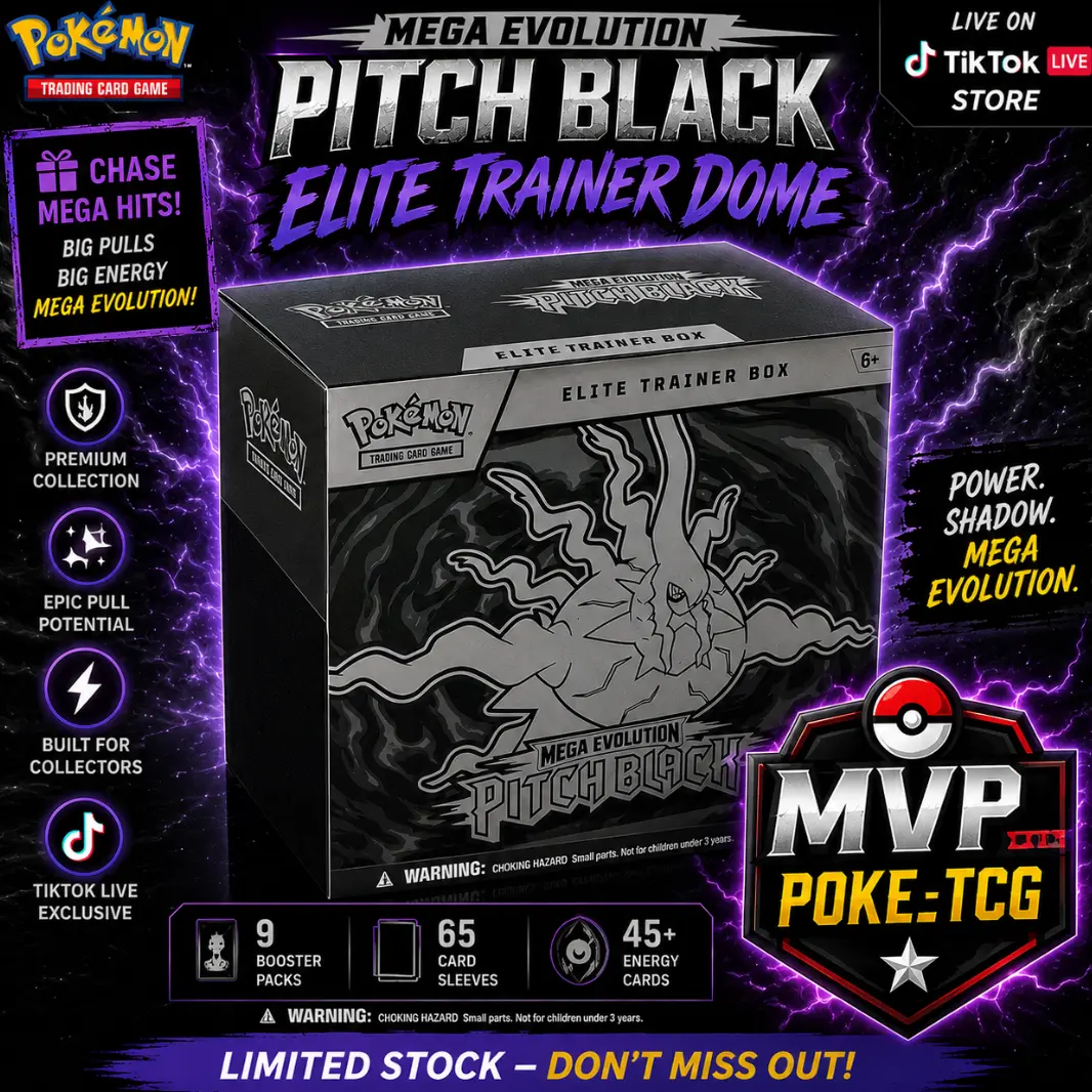 Pokemon Mega Evolution: Pitch Black Elite Trainer