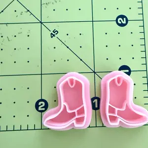 Cowboy Boots Polymer Clay Cutter