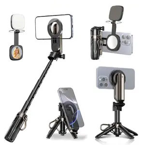Lamicall Magnetic Phone Tripod & Selfie Stick with Remote – Foldable Travel Stand, 360° Rotation, Compatible with iPhone & Android Lamicall Magnetic Phone Tripod & Selfie Stick with Remote – Foldable Travel Stand, 360° Rotation, Compatible with iPhone & Android