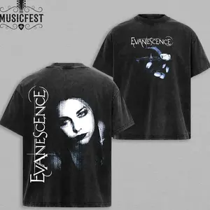 Vintage Evanescence Band Amy Lee Fallen Rock T-Shirt , Evanescence T-shirt & Hoodie , Rock Band Shirt, Retro Music Tee, Rock Music Lover Shirt, Vintage Band Shirts Casual Fabric Fit Top , Top Men's and Women's Clothing LEL