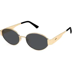 Retro Oval Sunglasses for Women Trendy Classic Shades UV400 Protection SJ1256