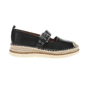 MIA Womens Valri Espadrille Mary Jane Flats Casual - Black