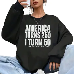 Vintage 1976 Long Sleeve Sweatshirt – Perfect 50th Birthday Gift for Patriotic Fans