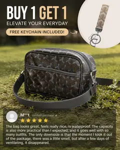 Multi-Use Travel Toiletry Bag for Women & Men, Detachable Short Shoulder & Long Crossbody Straps, Convertible Organizer Pouch for Toiletries, Phone & Essentials, Perfect for Travel, Hotel, Shopping