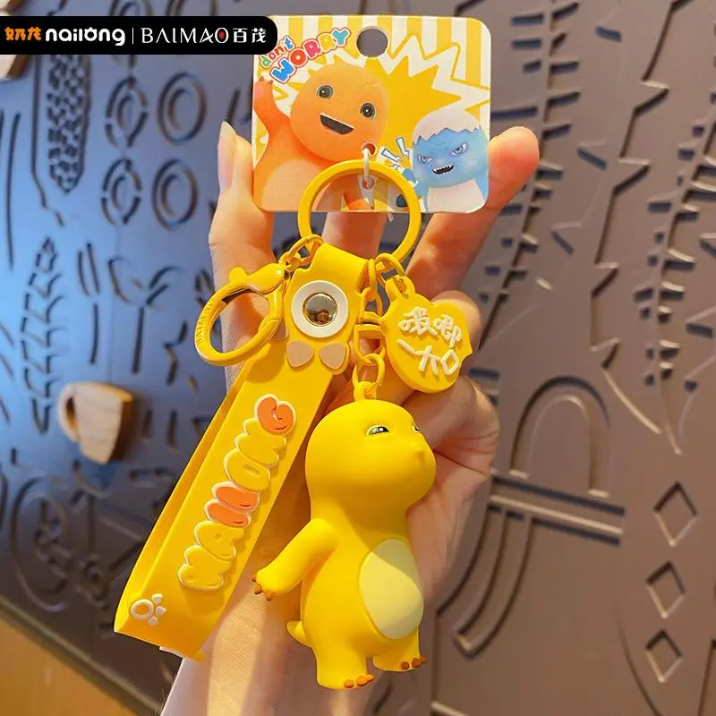 Cartoon Nailong Keychain Kawaii Milk Dragon Schoolbag Decorative Pendant As A Birthday Gift for Your Girlfriend