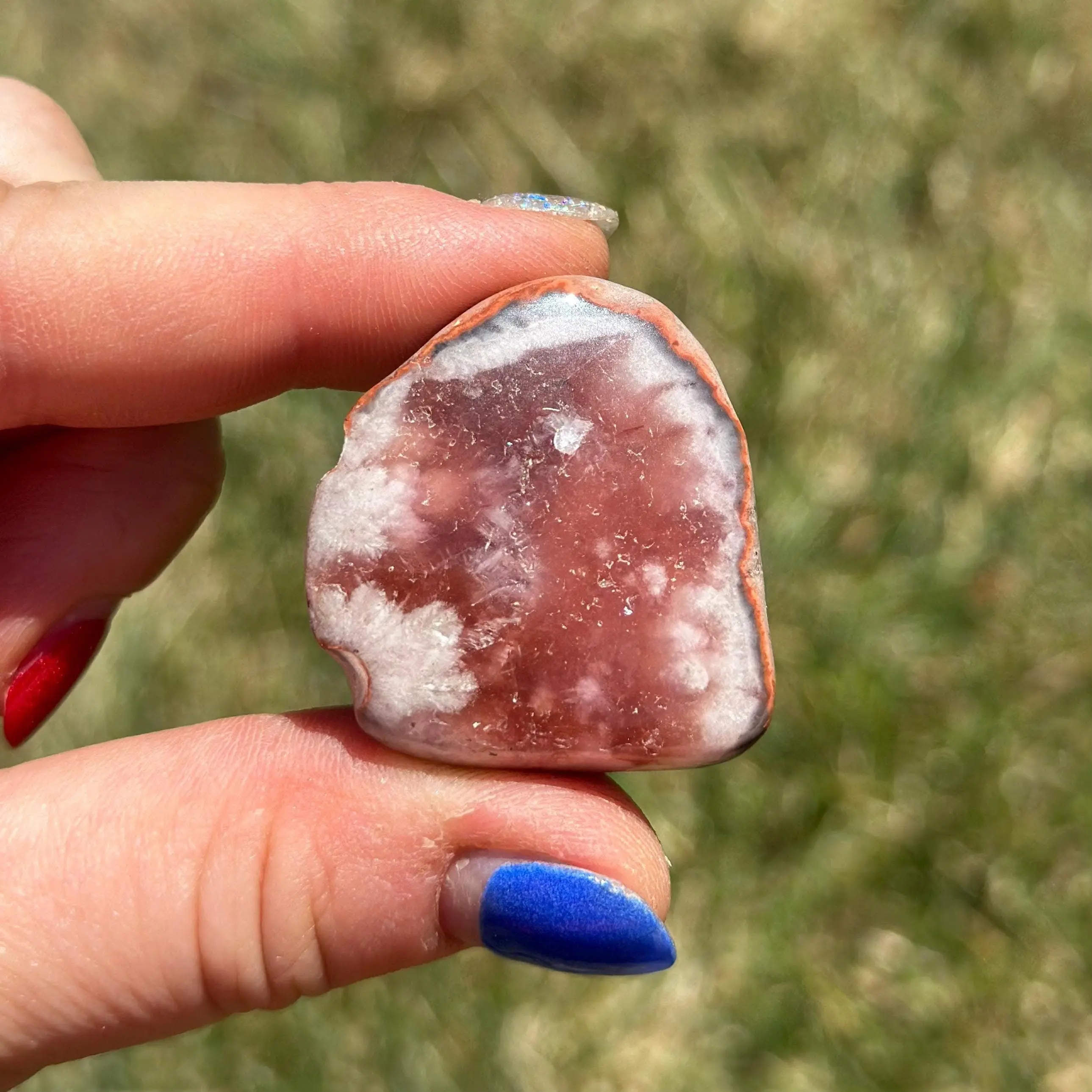 Pink Amethyst Tumbled Crystal - Grade A Pink Amethyst - Tumbled Pink Amethyst Crystal - Real Pink Amethyst - Polished Pink Amethyst Stone